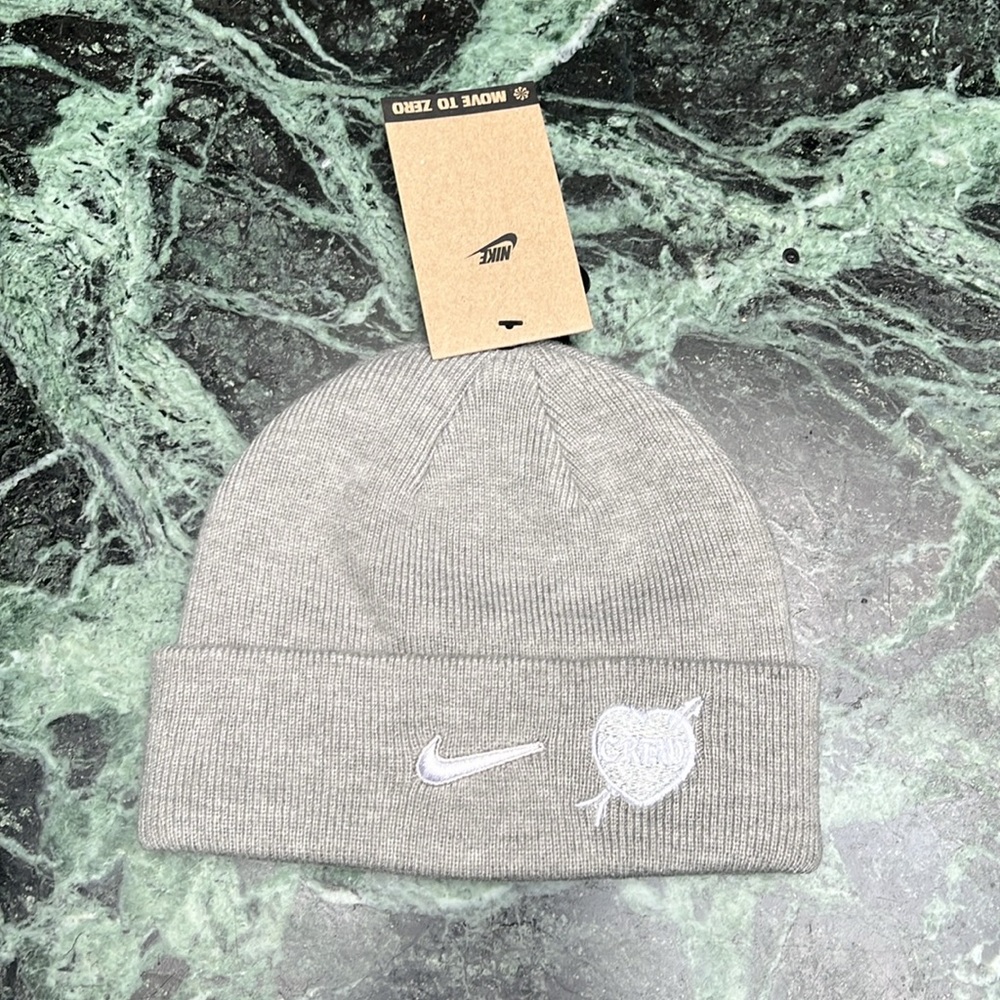 Nike Light Gray Knit Beanie